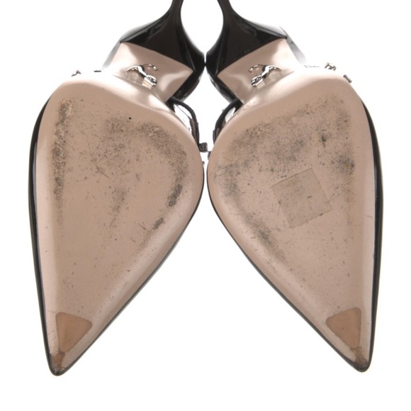 Miu Miu Black Heels with Crystal Strap - Picture 5 of 5